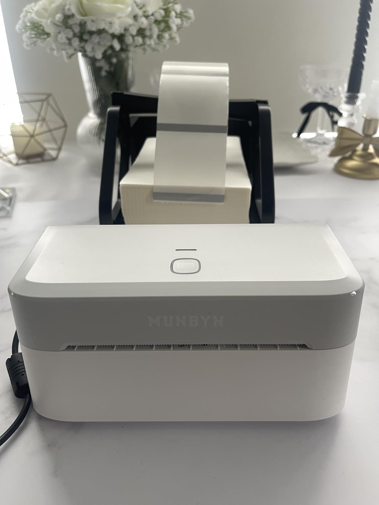 MUNBYN Bluetooth Thermal Label Printer, Wireless 4x6 Shipping Label Printer customer photo 1