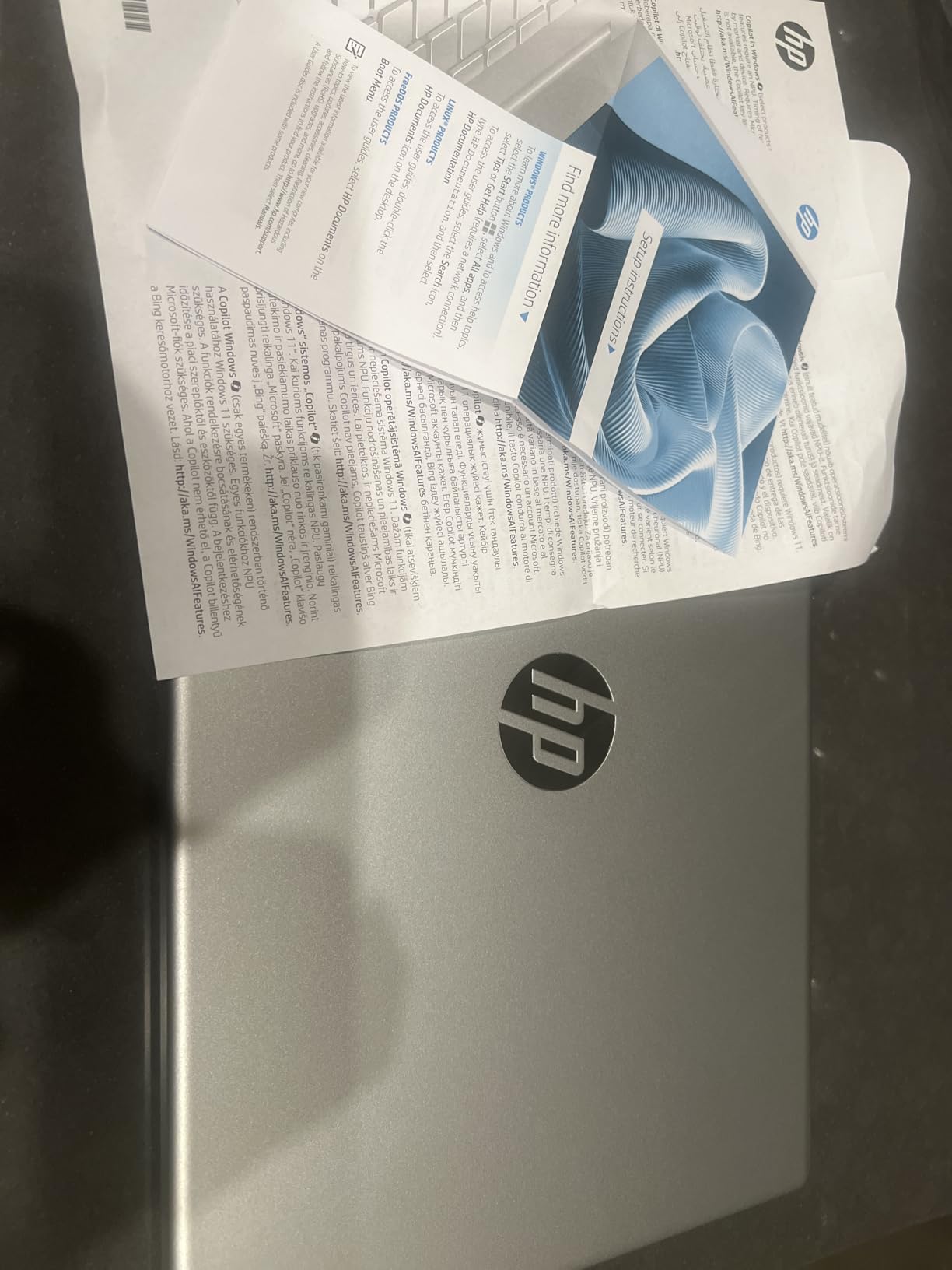 HP 15.6 inch Laptop, FHD Display, AMD Ryzen 7 5825U, 8 GB RAM, 512 GB SSD, AMD Radeon Graphics, Windows 11 Home, Natural Silver, 15-fc0502nr customer photo 1