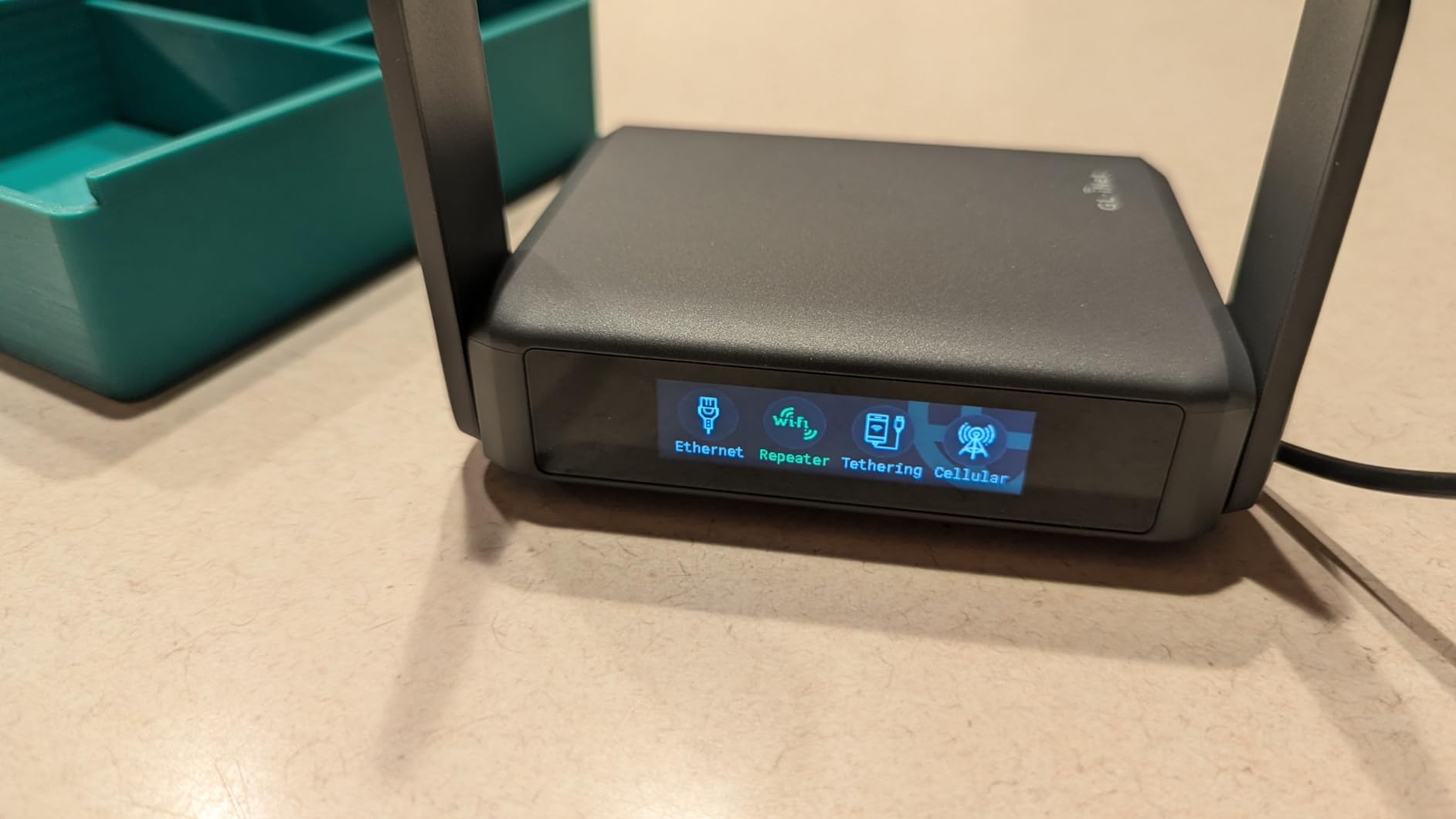 GL.iNet GL-BE3600 Slate 7 Wi-Fi 7 Travel Router Touchscreen 2.5G customer photo 2