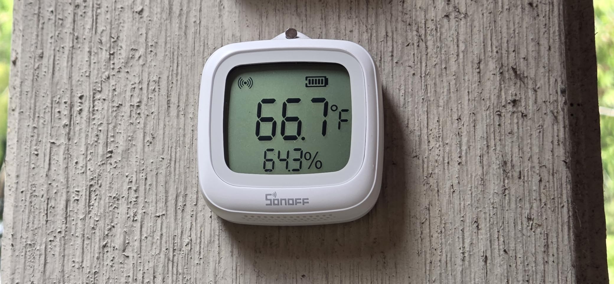 SONOFF SNZB-02WD IP65 Zigbee LCD Smart Temperature Humidity Sensor, Waterproof for Greenhouse/Bathroom, App Monitoring with Charts, Flexible Installation customer photo 1