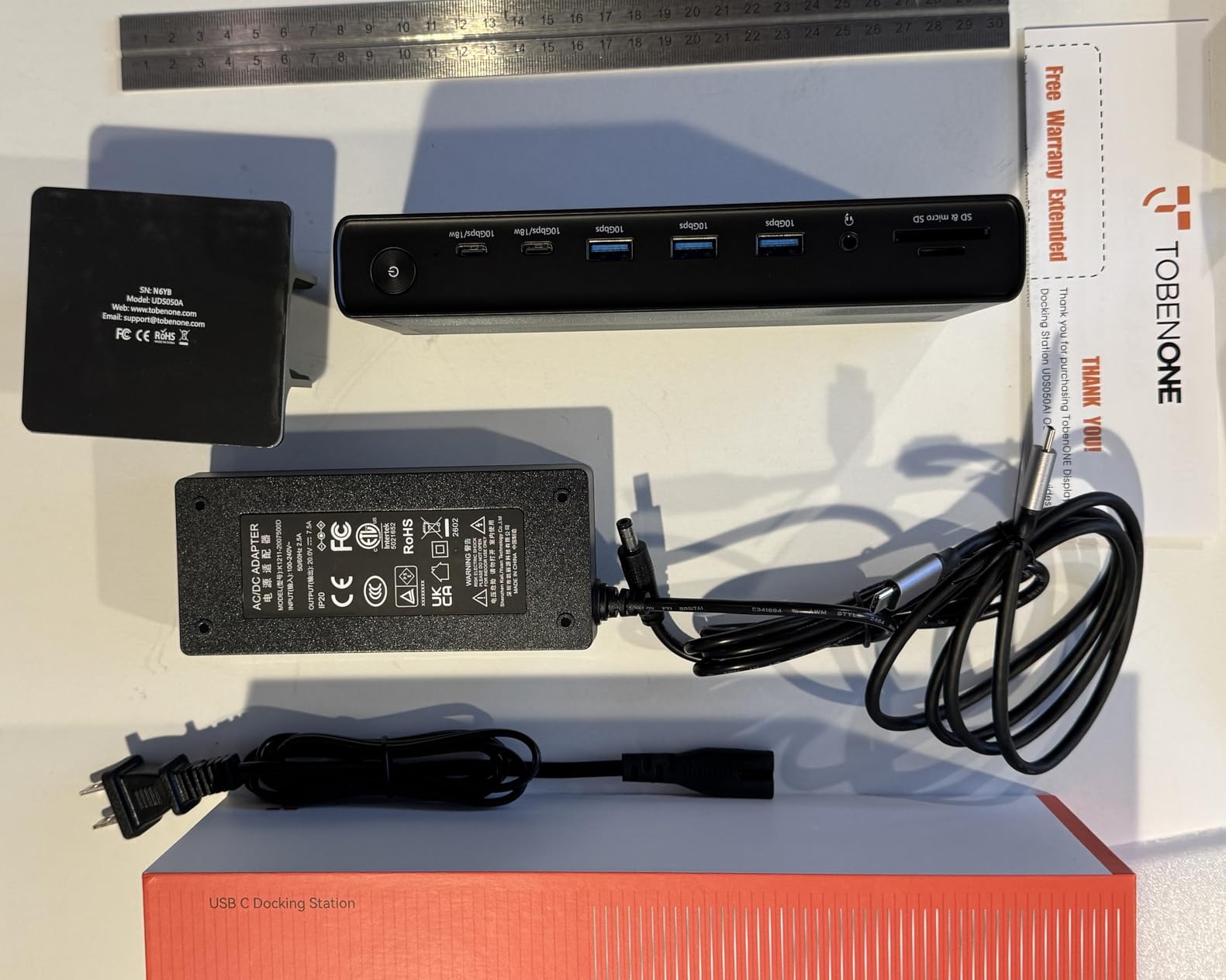 TobenONE DisplayLink Docking Station 4 Monitors, 20-in-1 Quad 4K@60Hz HDMI Display with 150W Power Supply for Thunderbolt 5/4/3, USB-C Windows,Chrome, MacBook/Mac mini(6 USB, Ethernet, SD/Micro SD) customer photo 2