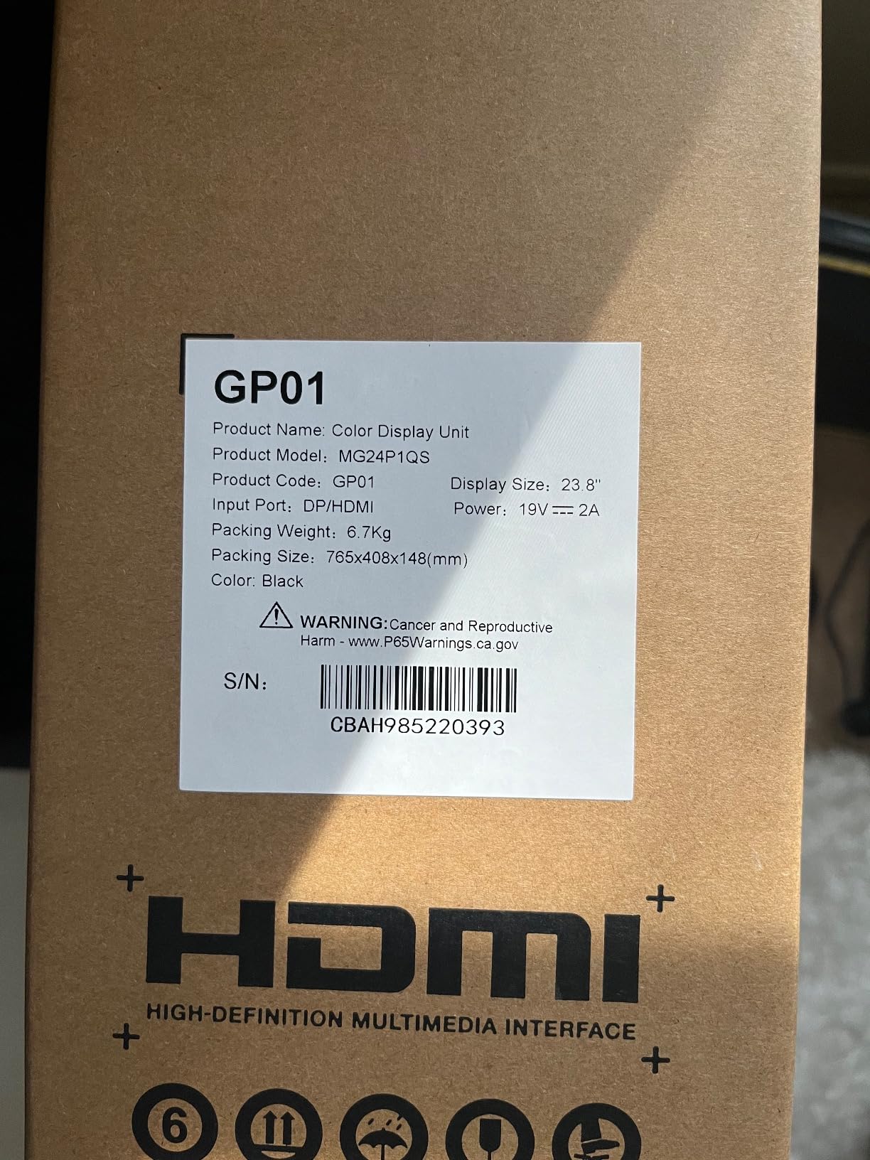 KOORUI 24 Inch Gaming Monitor 144Hz Full HD 1920 x 1080p IPS Ultra-Slim Display with HDMI VGA, Adaptive Sync, 99% SRGB, VESA 100x100mm, Eye Care, Tilt, HDMI 2.0, Black, E2411K customer photo 2