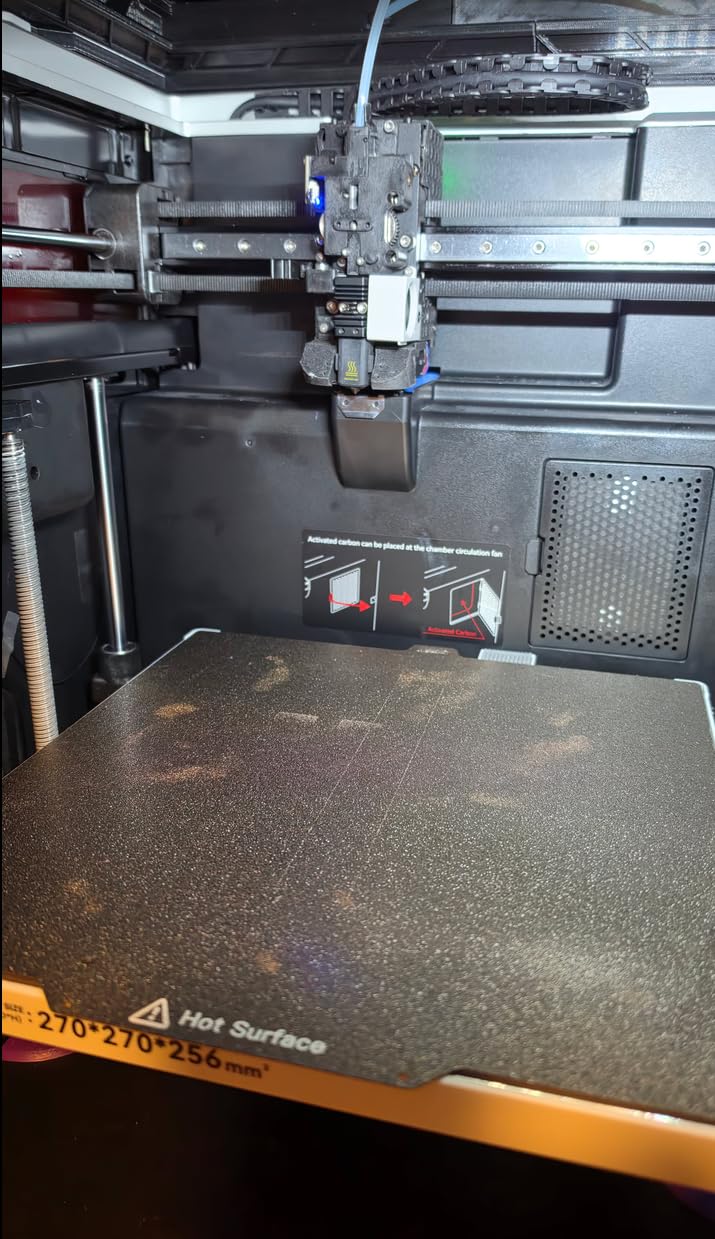 QIDI Q2 3D Printer, 65℃ Heated Chamber and 370℃ Nozzle Unlock PPS-CF | ultra air filtration, 600mm/s high speed, AI camera, full auto leveling, 270x270x256mm build volume, unbox to print in 10 min customer photo 2