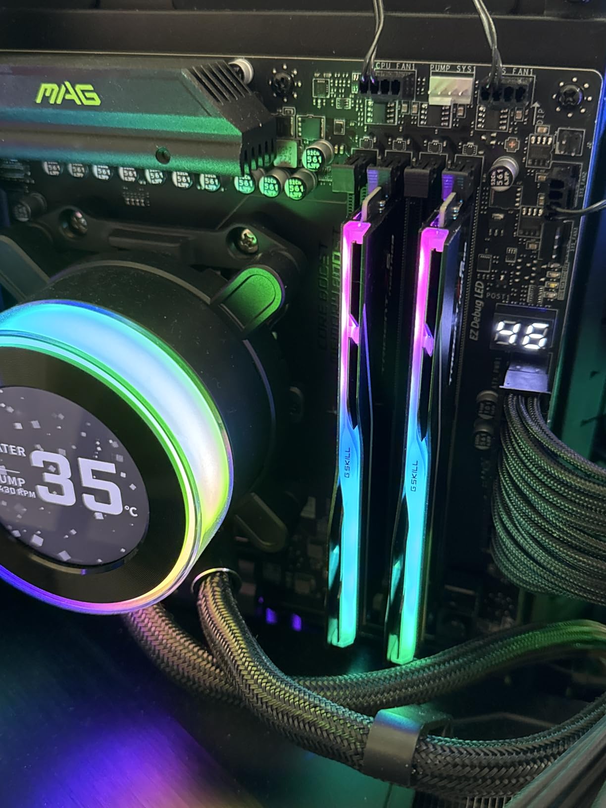 G.SKILL Trident Z5 Neo RGB Series DDR5 RAM (AMD EXPO & Intel XMP 3.0) 128GB (2x64GB) 6000MT/s CL34-44-44-96 1.35V Desktop Computer Memory U-DIMM - Matte Black customer photo 2