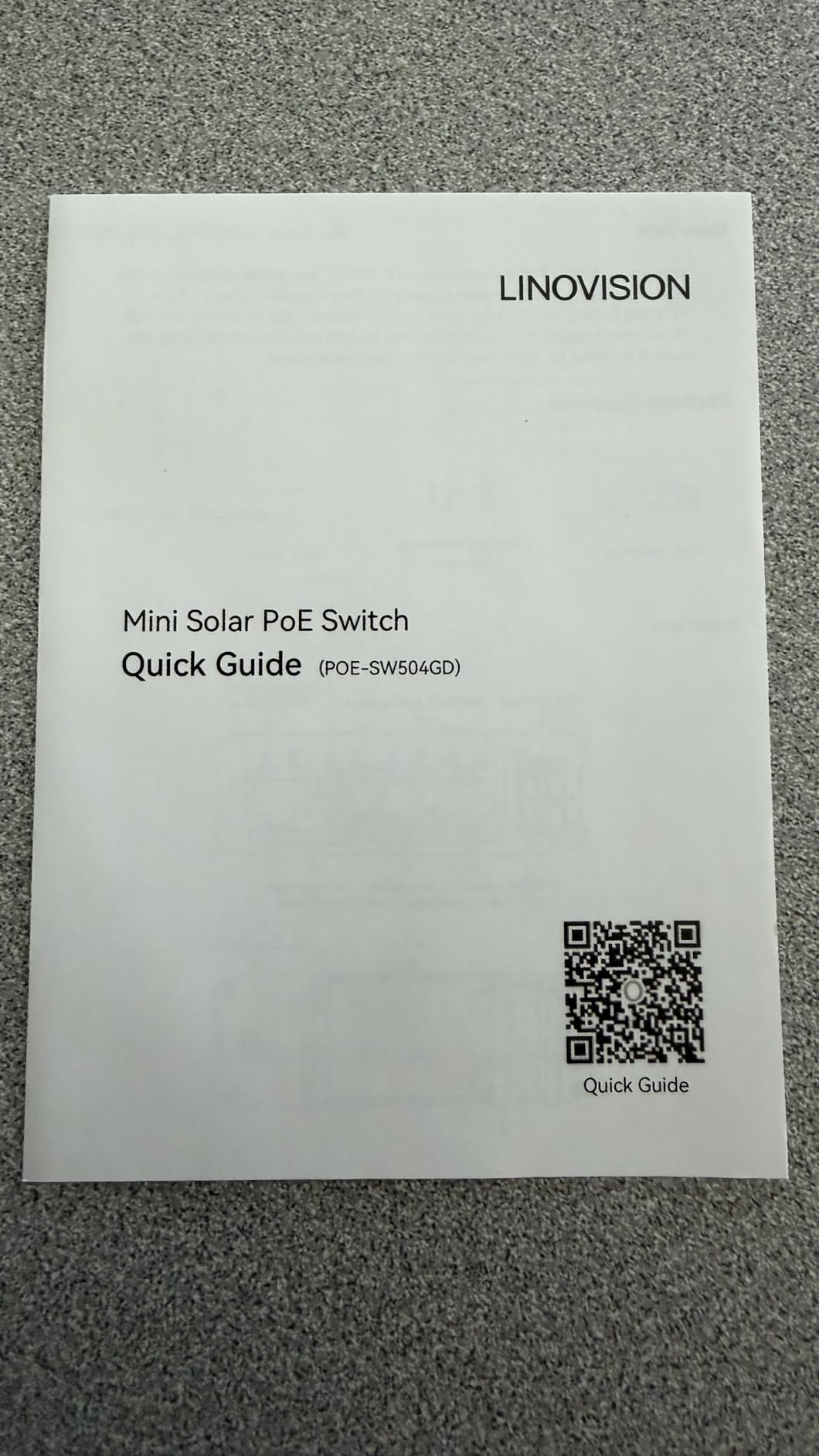 LINOVISION 4 Ports Mini Solar PoE Switch Works with DC12V / 24V Batteries customer photo 1
