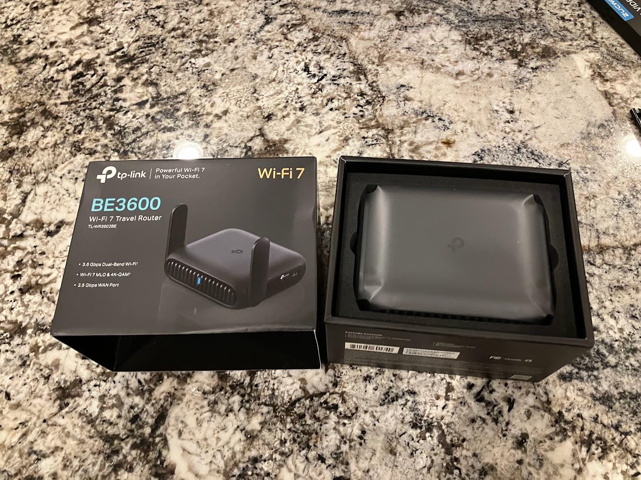 Roam 7 BE3600 Wi-Fi 7 Portable Travel Router Dual-Band, 2.5G Port, USB 3.0 (TL-WR3602BE) customer photo 1