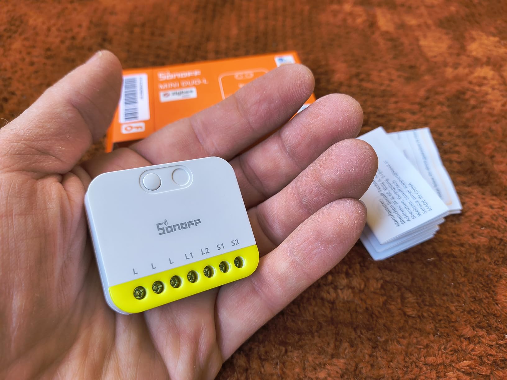SONOFF MINI Duo-L Zigbee Smart Switch - No Neutral Wire, Zigbee 3.0, Dual Channel, 16A Total, Compatible with Alexa, Google Home, Smart Timer & Automation, Compact Size, 1-Pack customer photo 1