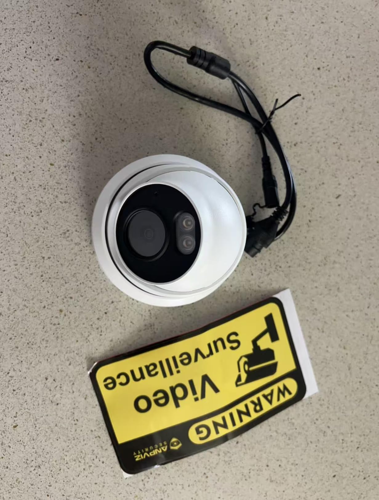 Anpviz 5MP PoE Camera, Turret Security IP Camera Outdoor Wired, Require NVR | NOT Work Independently, Smart Color Night Vision, AI Human Motion Detection, Built-in Mic, Full Metal, NDAA customer photo 2