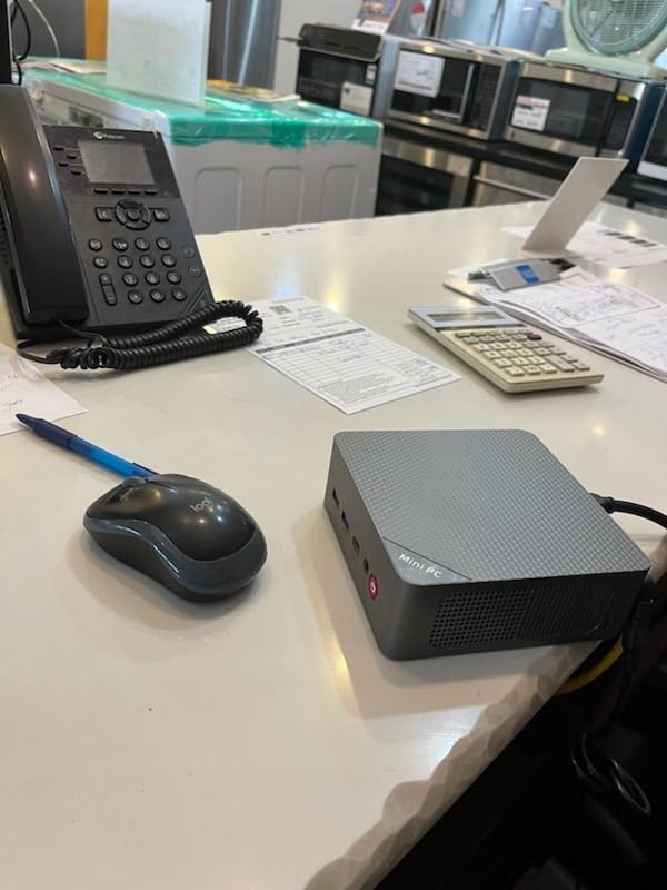 Mini PC, Intel Alder Lake N100 (up to 3.4GHz), 16GB RAM 512GB M.2 SSD, Dual LAN, Mini Desktop Computers Windows 11, 4K Triple Display, USB-C, WiFi 6, BT 5.2, Micro PC for Home Office Students customer photo 2