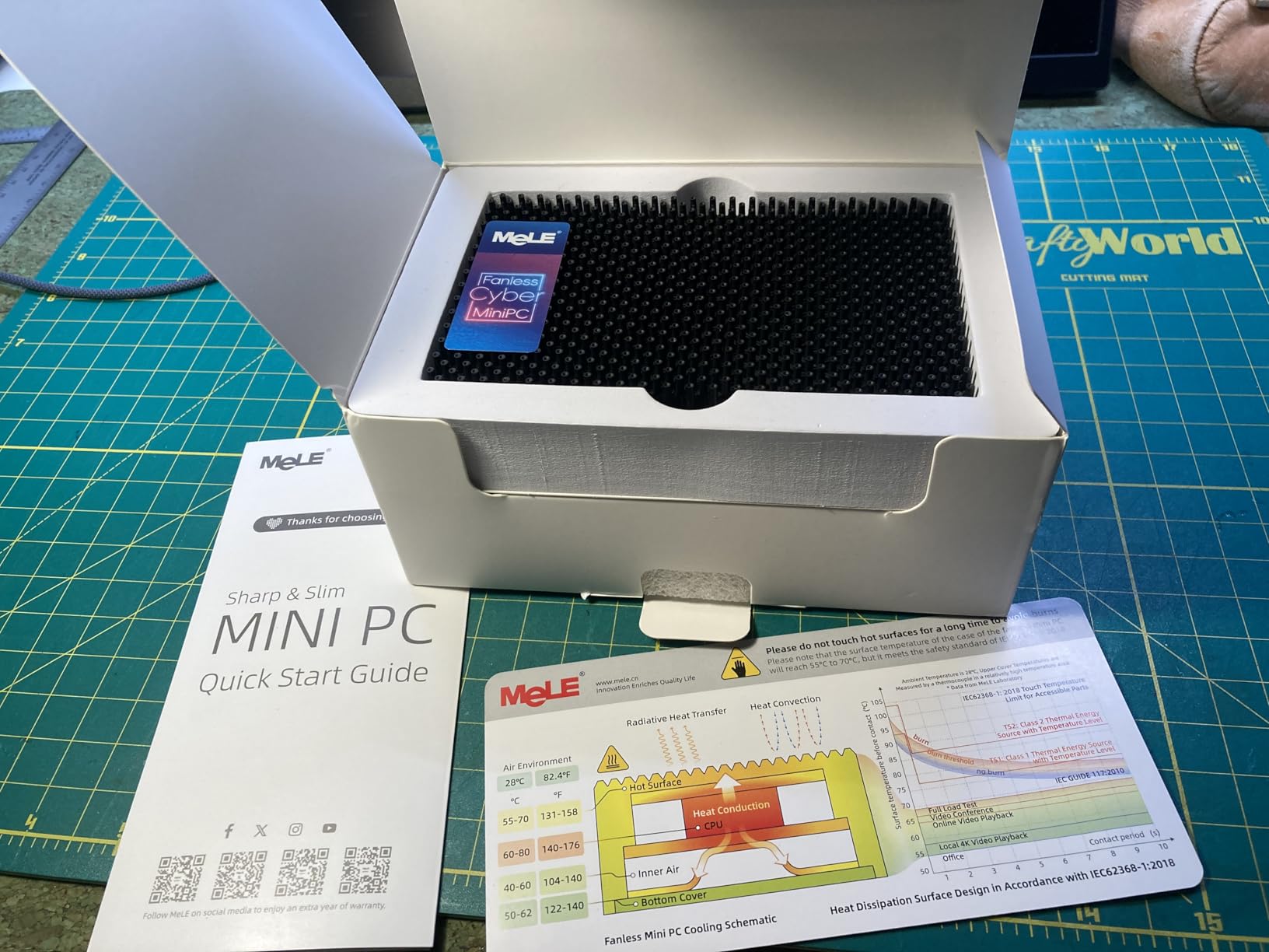 MeLE Cyber X1 Fanless Mini PC, N150 8GB 128GB, Dual HDMI, USBC Dispaly | Mini Computer with Full-functional USB-C, 4K Triple Display, Dual-band WiFi for Home, Office, Education, Astrophotography customer photo 2