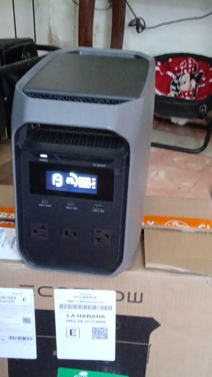 EF ECOFLOW Portable Power Station Delta 3 Classic, 1024Wh 1800W AC, 3600W Surge, 1 Hr Fast Charge, 100W USB-C Output, LiFePO4 Battery, 10ms UPS Solar Generator for Home Backup, Camping & RVs customer photo 2