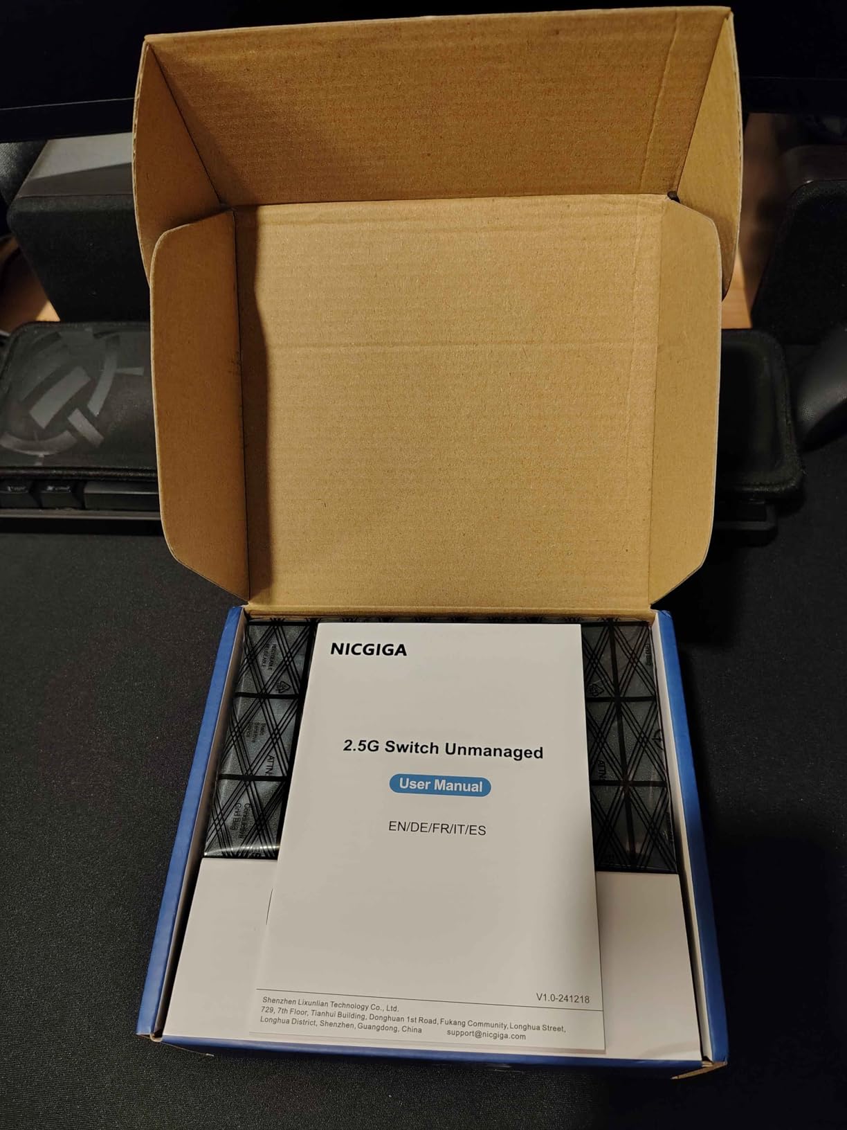 10Gbe Ethernet Switch Unmanaged with 2 x 10Gb RJ45 Ports + 8 x 2.5Gb Base-T Ports, Desktop/Wall Mount NICGIGA 10 Port 10Gbps Network Switch for Wireless AP, NAS, PC customer photo 2