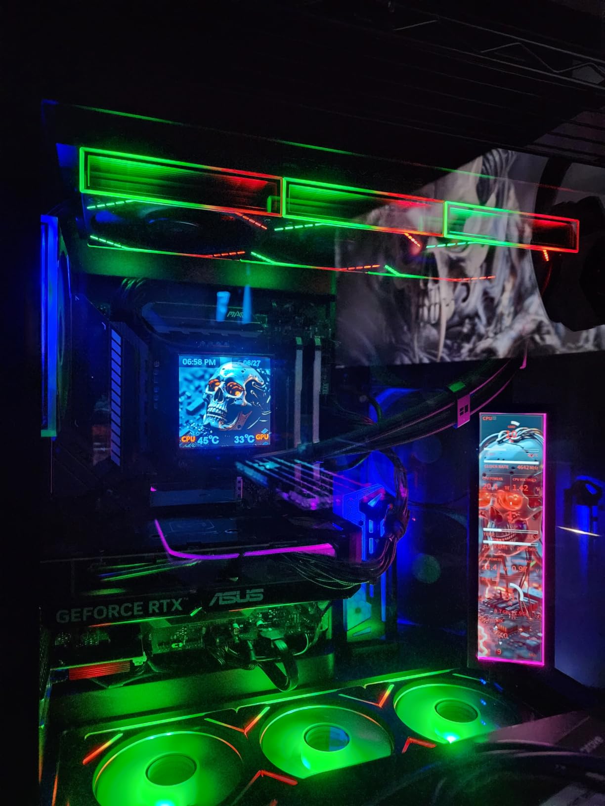 Thermalright Peerless Vision 360 ARGB Black CPU Aio Cooler, PC 360 Specification Water Cooler System, 3.95'' IPS LCD Screen with 480x480 Resolution, for AM4/AM5; Intel 1700/1851, 3 Wireless Splicing Fans customer photo 1