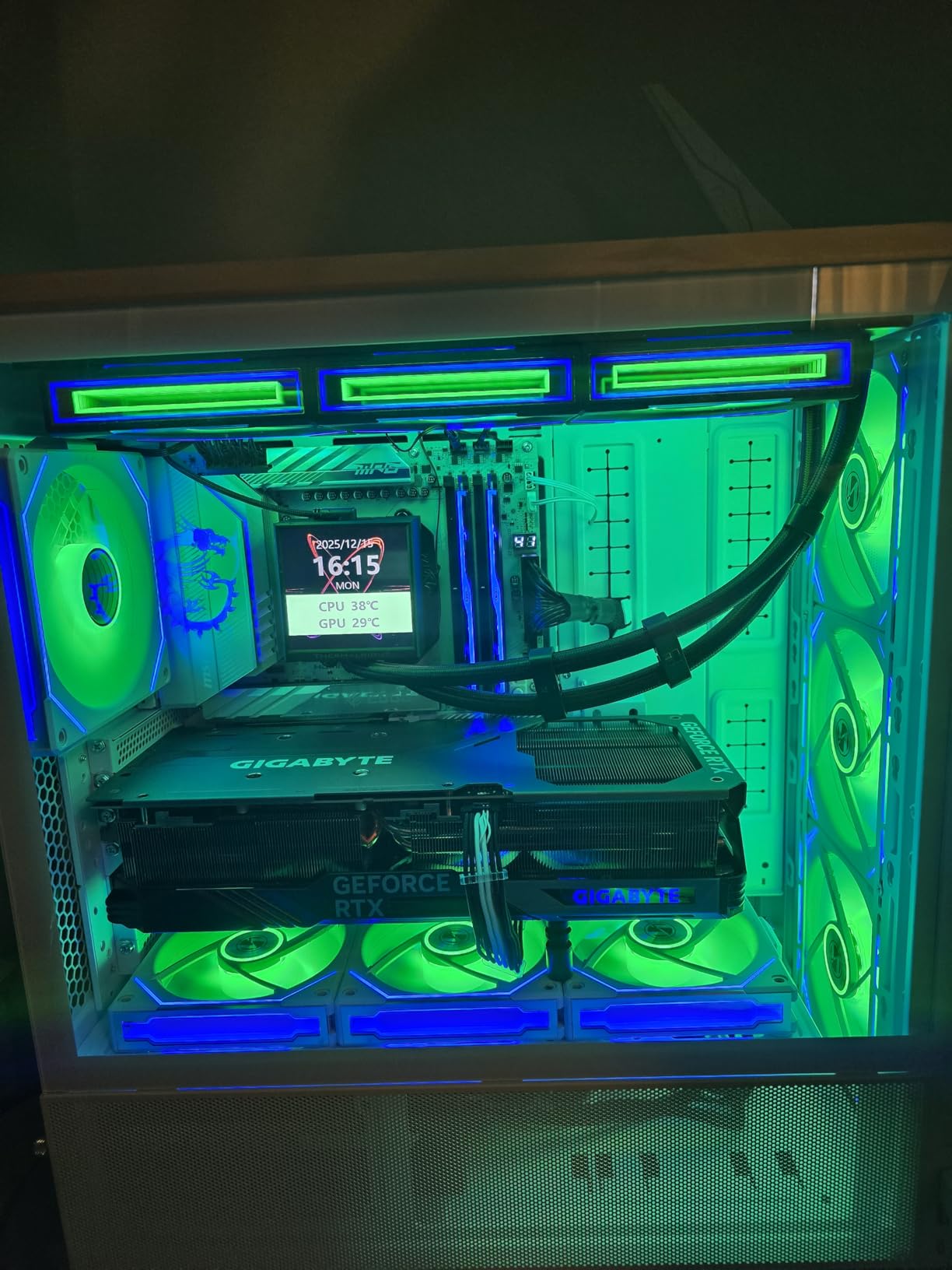 Thermalright Peerless Vision 360 ARGB Black CPU Aio Cooler, PC 360 Specification Water Cooler System, 3.95'' IPS LCD Screen with 480x480 Resolution, for AM4/AM5; Intel 1700/1851, 3 Wireless Splicing Fans customer photo 2