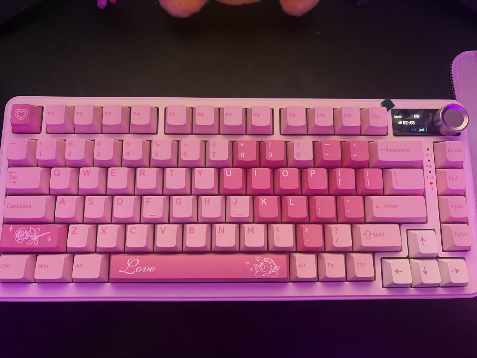 YUNZII B75 PRO MAX QMK/VIA Wireless Mechanical Keyboard | QMK/VIA, Wireless Keyboard with Screen and Knob, Custom Hot Swap, Gasket Mount, Creamy Switches, RGB for Gaming/Win/Mac customer photo 2
