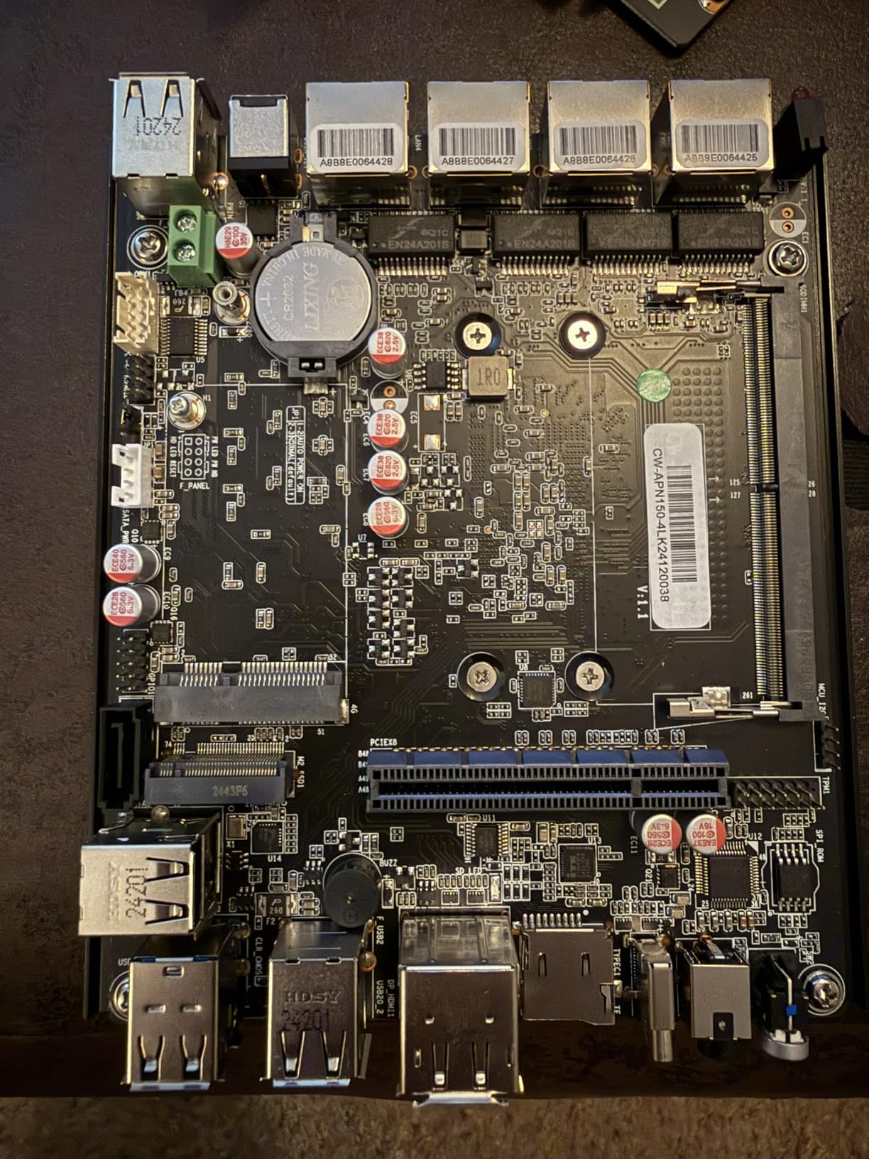 Firewall Appliance 10GbE Mini PC with SFP+, Intel Alder Lake N100 (4C/4T) 4xIntel I226-V 2.5GbE 2xIntel 82599ES 10GbE Firewall LTE Router Support AES-NI (N150, NO RAM NO ROM) customer photo 1