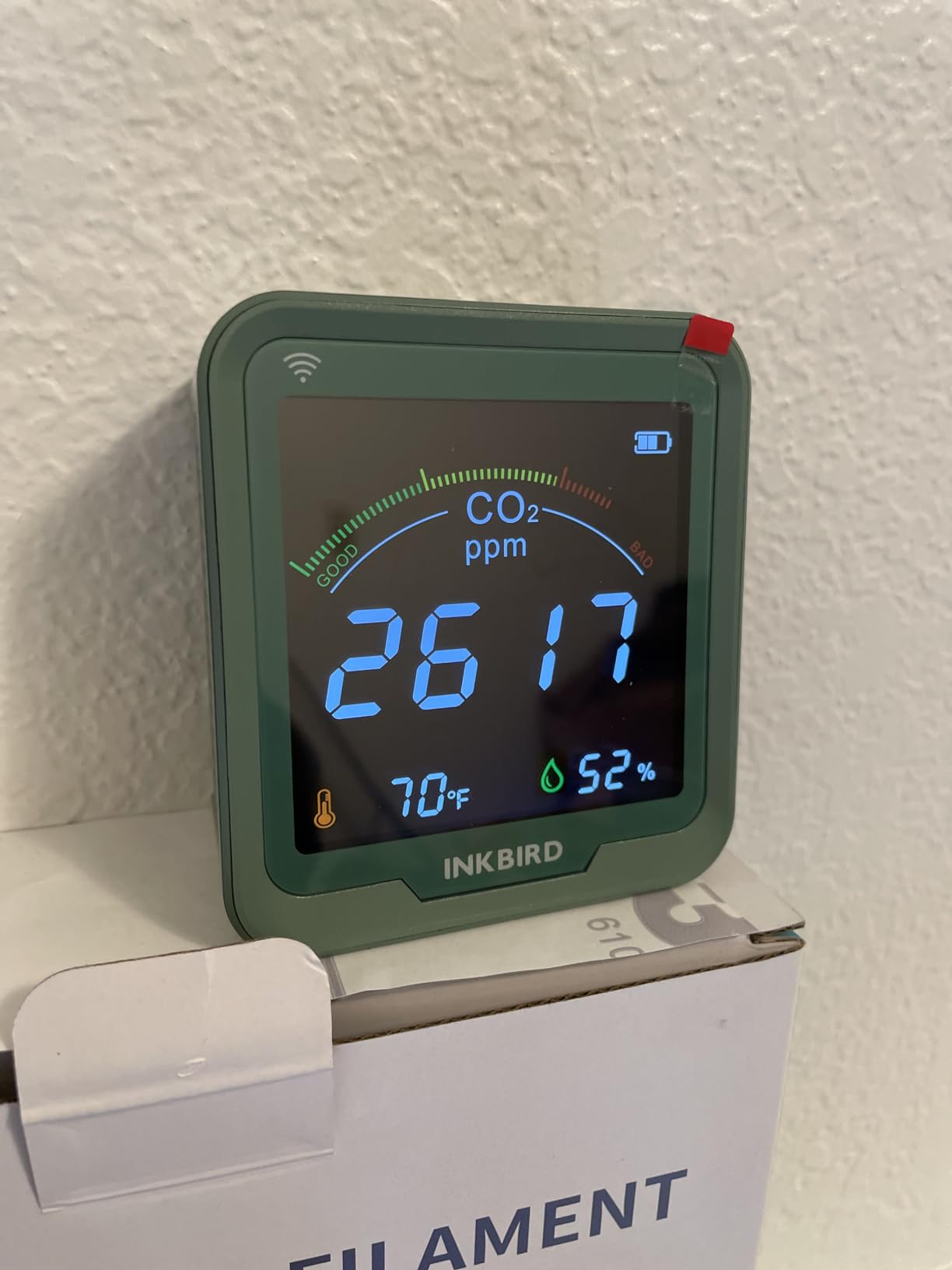INKBIRD WiFi Air Quality Monitor Indoor Smart NDIR Sensor Detector for CO2 customer photo 2