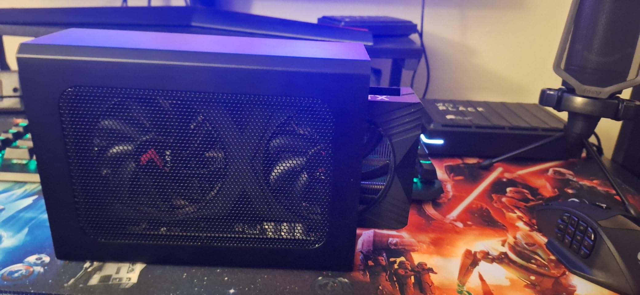External eGPU Enclosure with PSU, Compatible with Thunderbolt 4/3 & USB4 | Aluminum Chassis | Included Special Bag | 240W PSU | 85W PD | Compact eGPU Dock for Laptops, Mini PCs & Gaming Handhelds customer photo 1