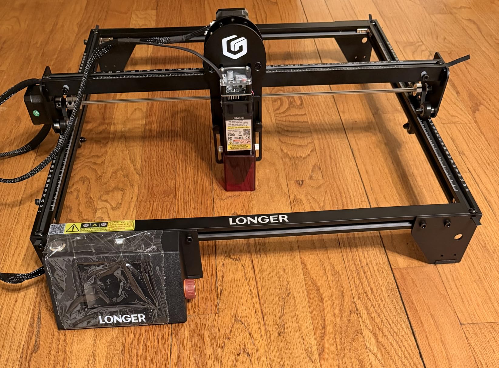 LONGER Laser Engraver Ray5 10W, 60W DIY Cutter and Engraving Machine with 3.5