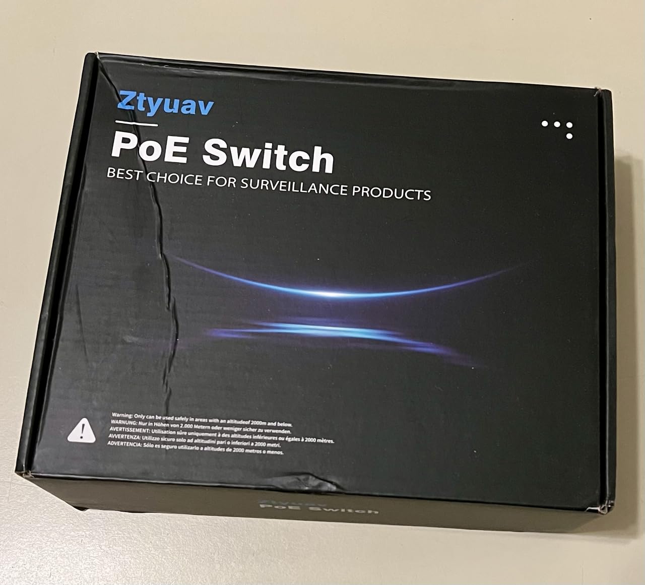 8 Port Unmanaged 10Gbe Ethernet Switch with 6 x 10Gb RJ-45 Ports, 2 x 10Gb SFP+ Ports, Ports Speed Auto-Negotiation-1000M/2.5G/10G, One-Key VLAN, Build in Cooling Fan & Metal Shell, Plug & Play customer photo 2