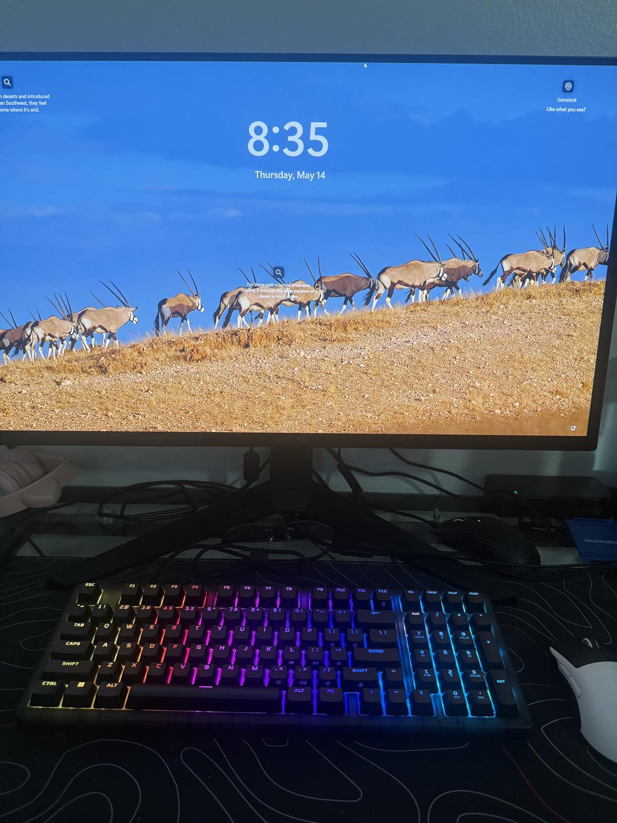 HyperX Origins 2 1800 - Gaming Keyboard, PC, Swappable Housing, Hotswap Switches, High Profile, 1800 Layout, 8k Polling, Adjustable Angle, Mechanical Switches customer photo 1