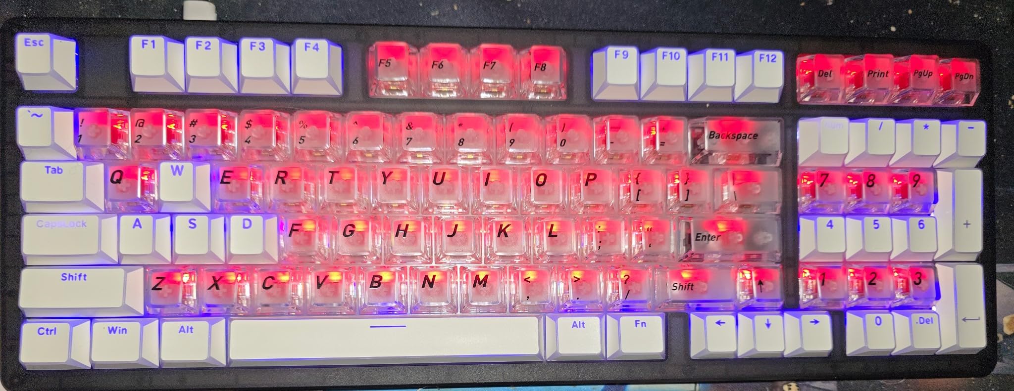 HyperX Origins 2 1800 - Gaming Keyboard, PC, Swappable Housing, Hotswap Switches, High Profile, 1800 Layout, 8k Polling, Adjustable Angle, Mechanical Switches customer photo 2