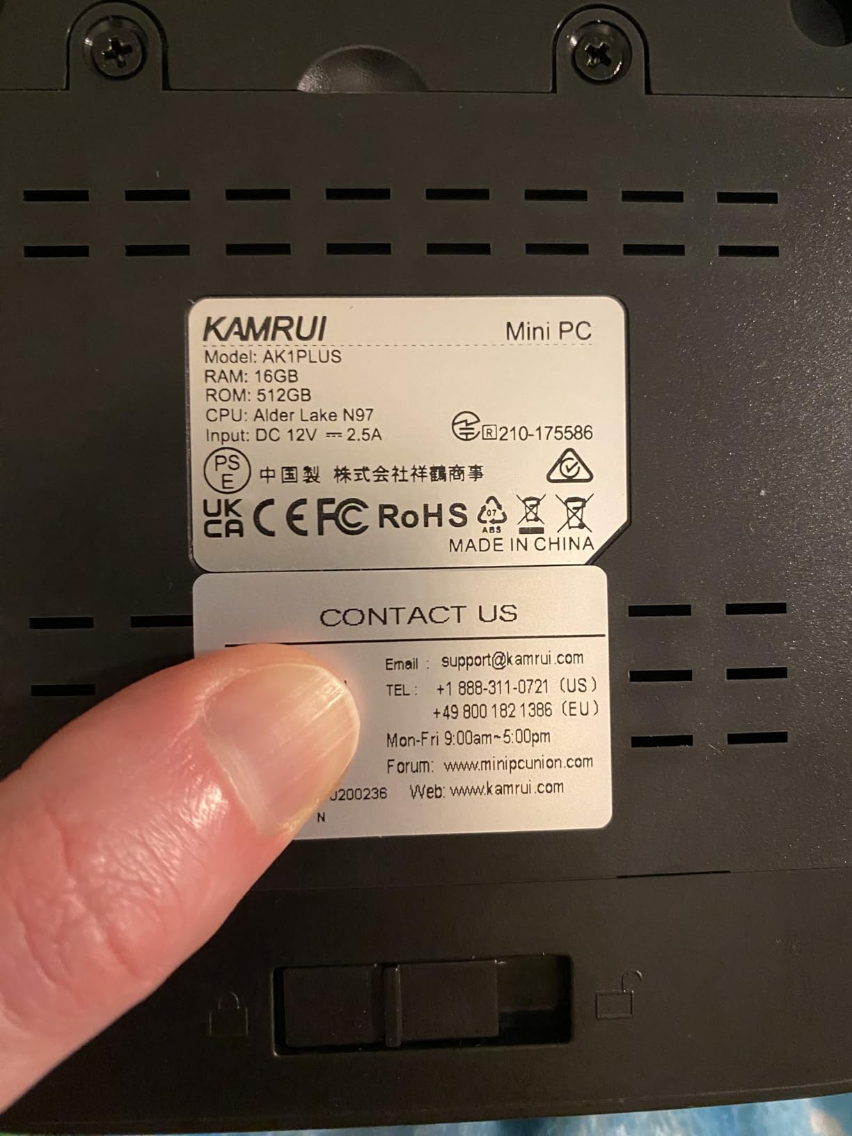 KAMRUI Mini PC, P2 Win 11-Pro Ryzen Embedded R2544 (Beat 3500U/4300U/N150/i3 10110U, Up to 3.7GHz), Mini Desktop Computer 16GB DDR4 512GB SSD, Small Pc Dual 4K/Ethernet/WiFi/BT Business, Office, Home customer photo 2