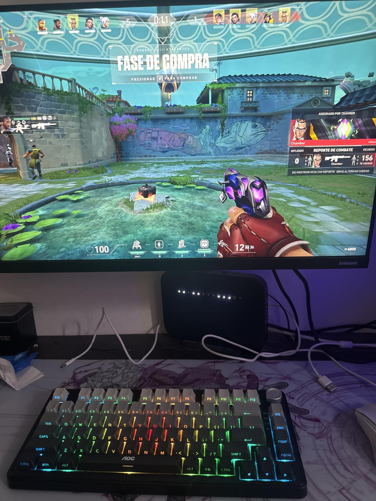 AOC GK330 75% Wireless Mechanical Gaming Keyboard customer photo 2