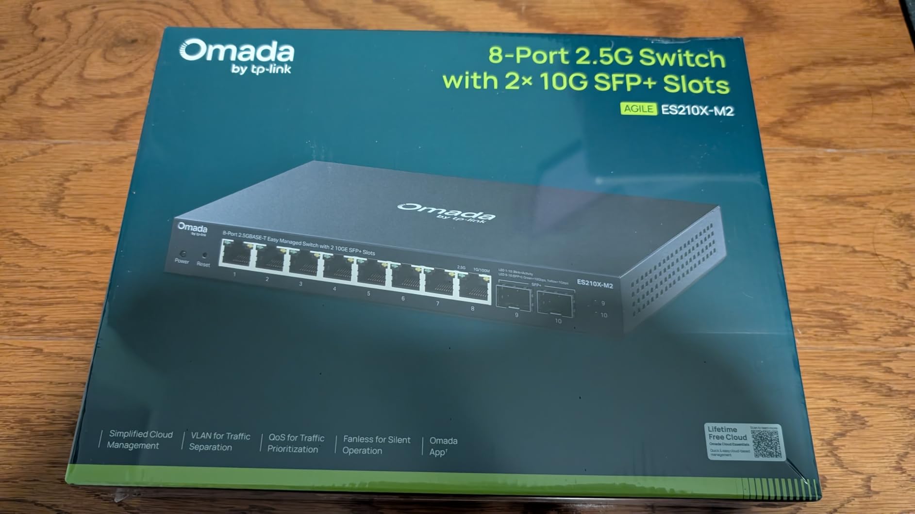 Omada ES210X-M2, 8 Port 2.5G Easy Managed Switch | 2*10G SFP+, VLAN, Auto Loop Prevention, IGMP Snooping, Fanless, Durable Metal w/Shielded Ports customer photo 1