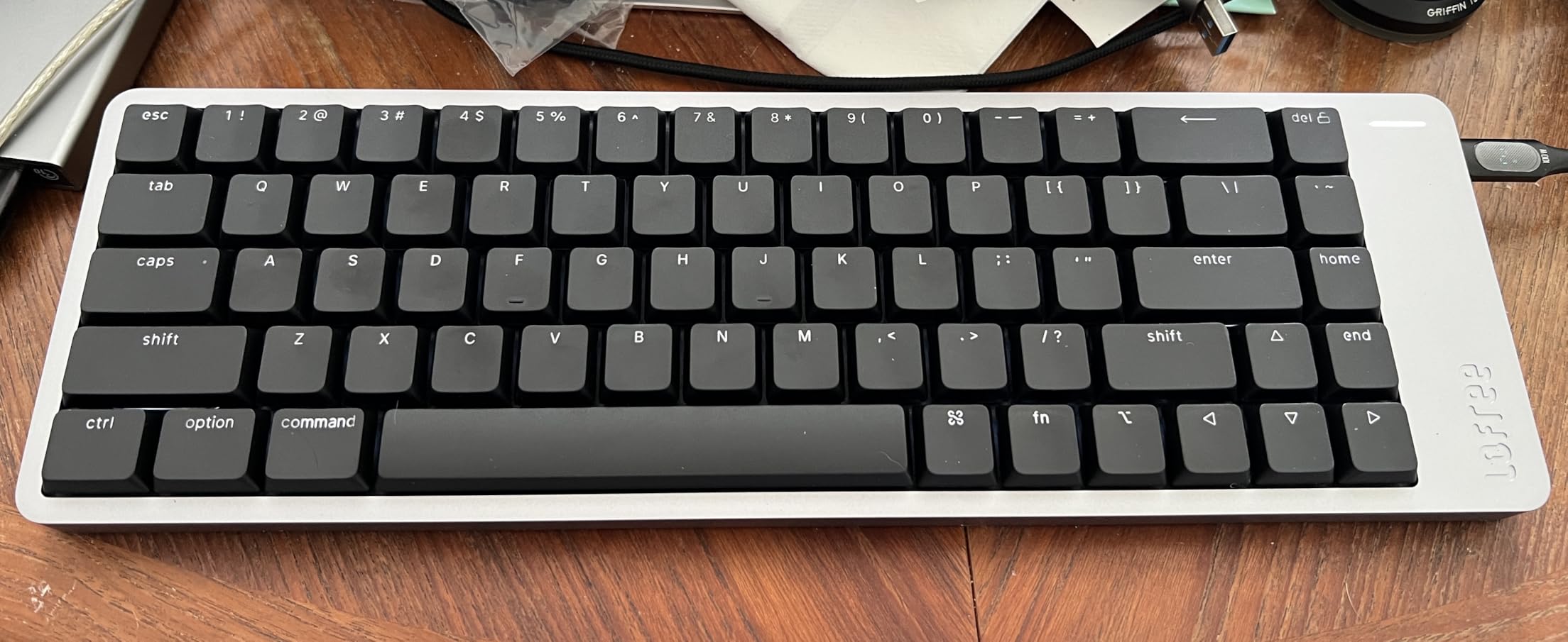 LOFREE Flow2 Low-Profile Mechanical Keyboard, CNC Aluminum Body with Gasket Mount, Tri-Mode Wireless, Hot-Swappable & VIA Compatible, Side Touch Bar, for Mac/Windows (Space Gray, 84 Keys) customer photo 2