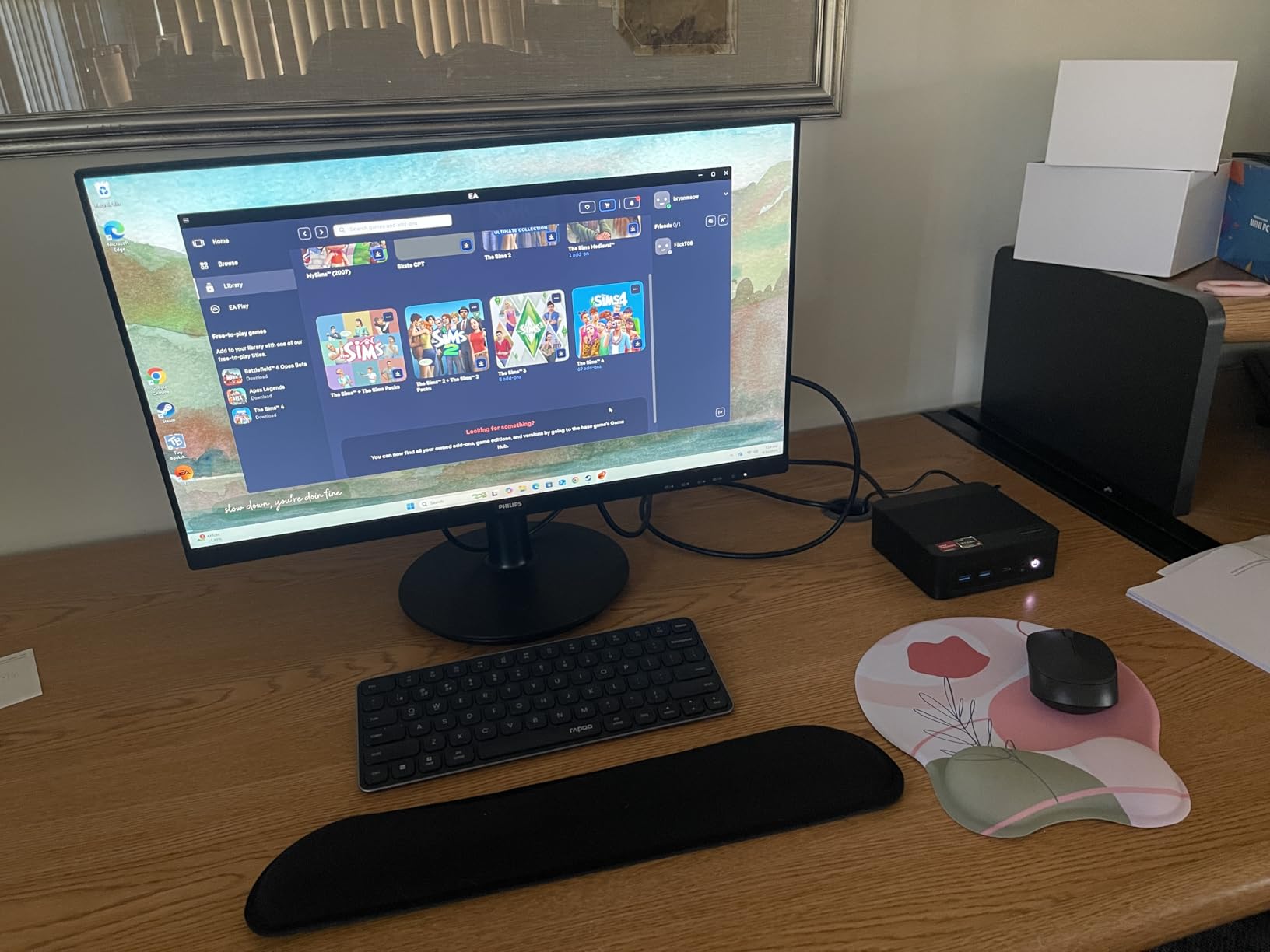 BOSGAME E5 11 Pro Mini PC, AMD Ryzen 5300U 4C/ 8T, Business Home Office PC | 8GB DDR4 256GB M.2 2280 SSD, 2.5 GbE Dual Lan Desktop Computers, Triple Displays 4K 60Hz, Wi-Fi 5, BT 5.0, Support Linux SSH customer photo 2