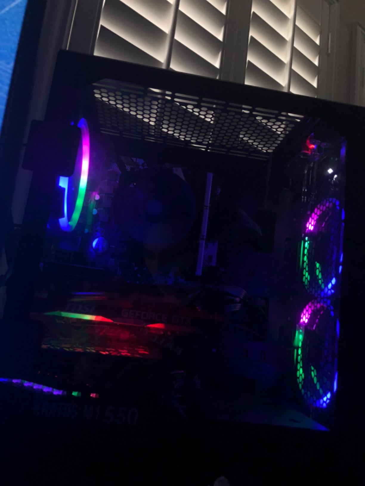 Skytech Gaming Azure 3 Gaming PC, Ryzen 7 9850X3D, RX 9070 XT | 32GB DDR5 RAM 5600, 2TB Gen4 NVMe M.2 SSD, Windows 11, 850W GOLD ATX 3 PSU, 360 ARGB AIO, Wi-Fi 5, Desktop customer photo 1