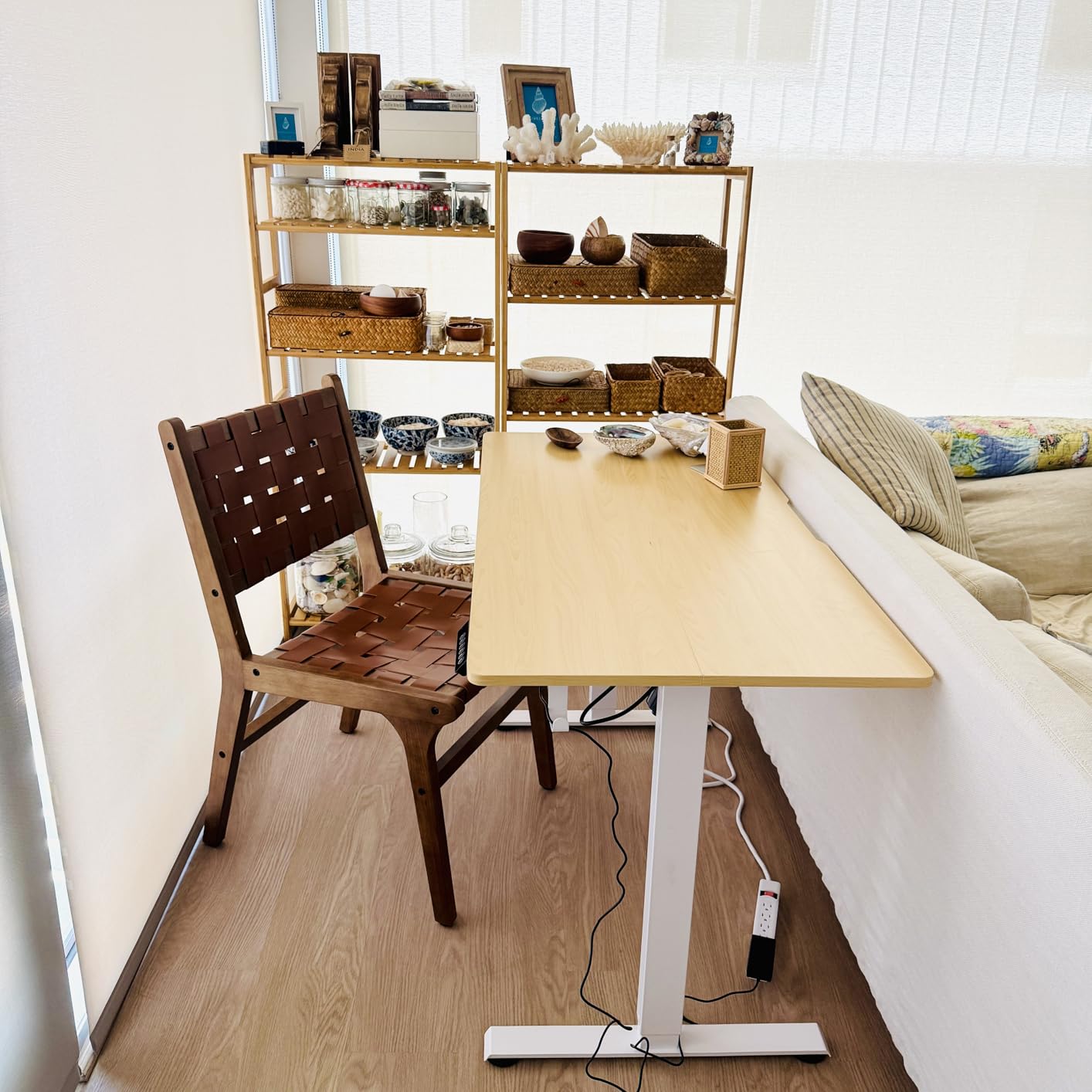 Electric Standing Desk, 63 x 30 Inch, Classic Black | Extra Large Desktop, Adjustable Height, Sit to Stand, Home Office Workstation, Supports Dual & Triple Monitor customer photo 2
