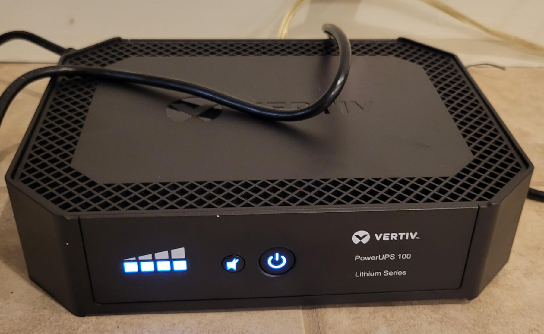 Vertiv Liebert PowerUPS 100 PUL-350LVT Lithium-Ion UPS 350VA Battery Backup customer photo 1