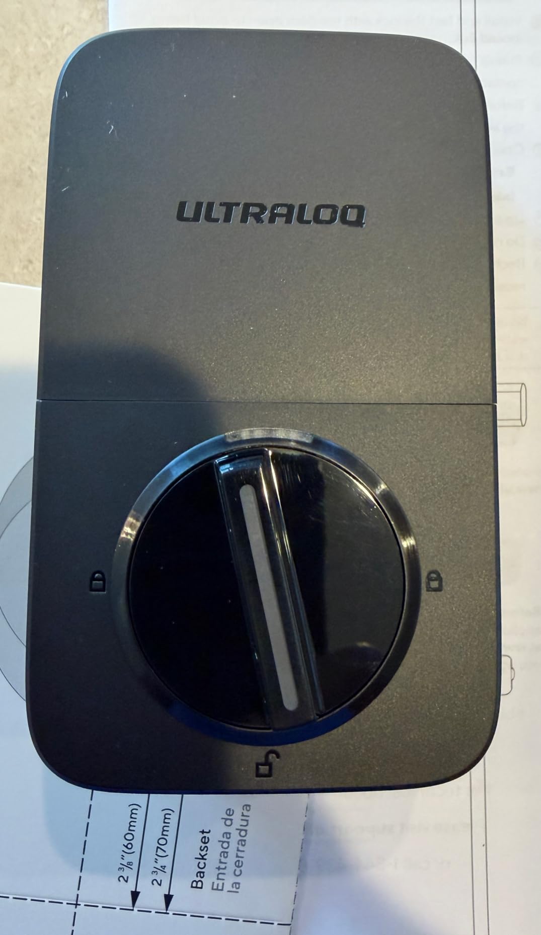 ULTRALOQ Bolt Z-Wave Deadbolt Smart Lock with 800 Series Z-Wave Long Range | App, Code Entry, Auto Lock, Remote Access, Automations, Works with Alarm.com, Home Assistant, SmartThings, 1 Year Battery customer photo 1
