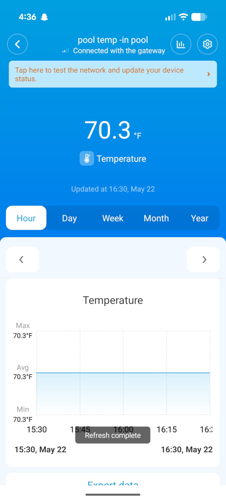 GoveeLife Smart Wireless Pool Thermometer P2, with App Easy Read, Digital Pool Thermometer Floating, IP68 Waterproof, 1082ft Range, APP/Buzzer/Email Alarm, for Swimming Pool/Cold Plunge/Pond customer photo 2