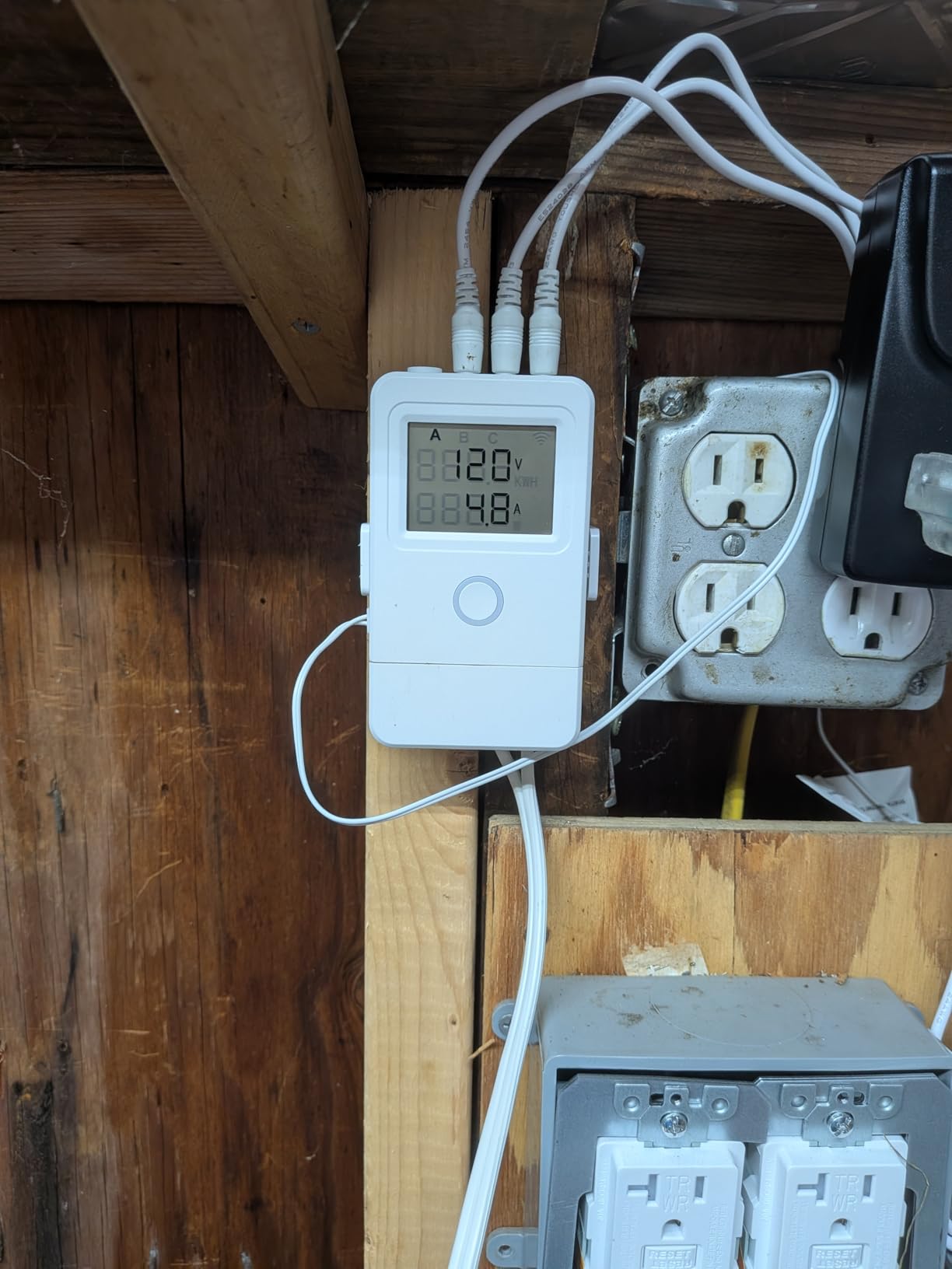 WiFi Home Energy Monitor with 3 80A CT Clamps, Circuit-Level Monitoring, Real-Time Electricity Usage Monitor, Smart Life/Tuya App, Voltage Current Power Tracking for Home, Solar, HVAC, Water Heater customer photo 1