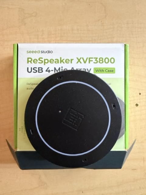 seeed studio reSpeaker XVF3800 USB Microphone Array with Case | 4-Microphone AI Voice Processing, Noise Cancellation & 360° Far-Field Pickup for Raspberry Pi, Jetson & AI Projects customer photo 1