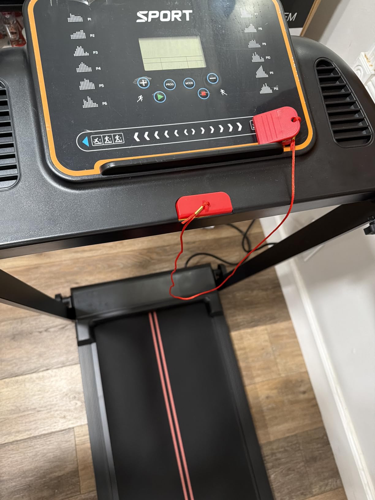 Treadmills for Home Walking Pad - Foldable Treadmill Under Desk with Handle Bar 0.6-6.2 MPH Portable Folding Pads Compact Running Machine Quiet Lightweight customer photo 1