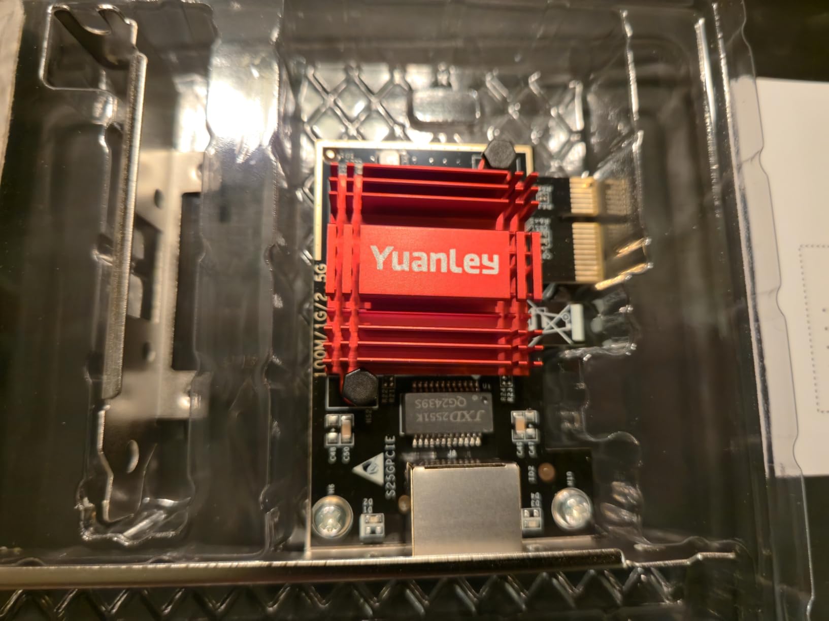 10G PCIe Network Card, YuanLey 10G Base-T Ethernet Card with Realtek RTL8127AT Conrtoller, PCIE to 10Gb RJ45 Ethernet Adapter NIC Compatible with PCI Express X1,X4,X8,X16, Support WOL customer photo 2