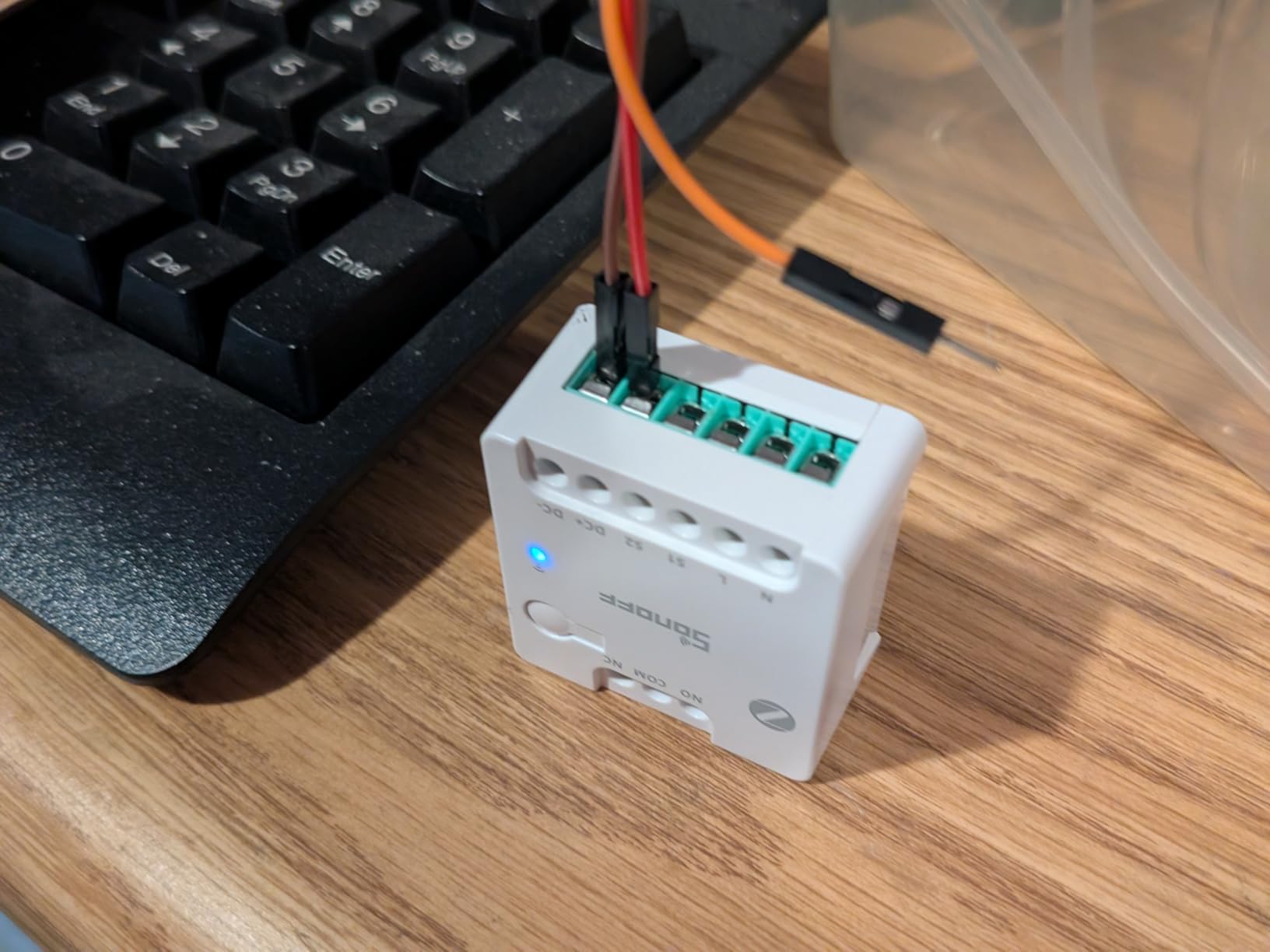 SONOFF MINI-ZBD Zigbee 3.0 Dry Contact Relay, AC/DC Input, Works with Zigbee Hubs, Alexa & Google Home, for Smart Garage Door Controller, Boilers, DC Motors & Solenoid Valves customer photo 2