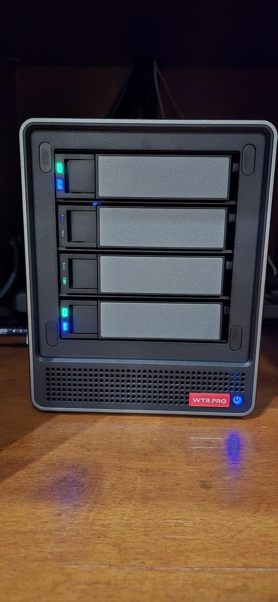 WTR MAX 11 Bays NAS Mini PC, AMD R7 PRO 8845HS NO RAM NO SSD Mini Computers, 6 * 2.5/3.5 Inch SATA HDD+5*M.2 2280 SSD, 2 * 10GbE, 2 * 2.5GbE, OCuLink, 4K HDMI customer photo 1
