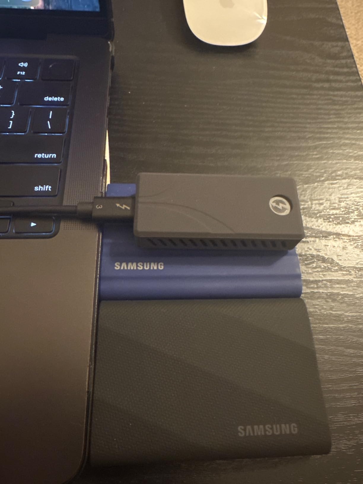 SABRENT Rocket Nano XTRM 4TB External SSD - Thunderbolt 3, 2700 MB/s, 900 MB/s USB 3.2 Gen 2, Compact Aluminum, Mac/PC/Linux customer photo 1