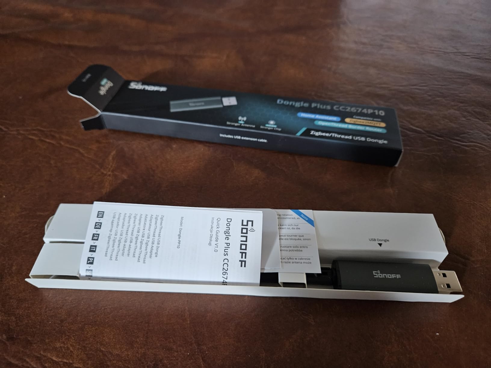 SONOFF Zigbee USB Dongle Plus CC2674P10(Dongle-PP10) | Zigbee Gateway & Thread Border Router with TI CC2674P10 Chip, Multi-Protocol Open Source ZHA in Home Assistant & Zigbee2MQTT customer photo 2