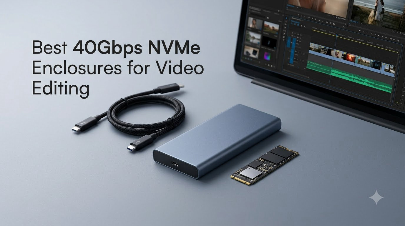 Best 40Gbps NVMe Enclosures for Video Editing