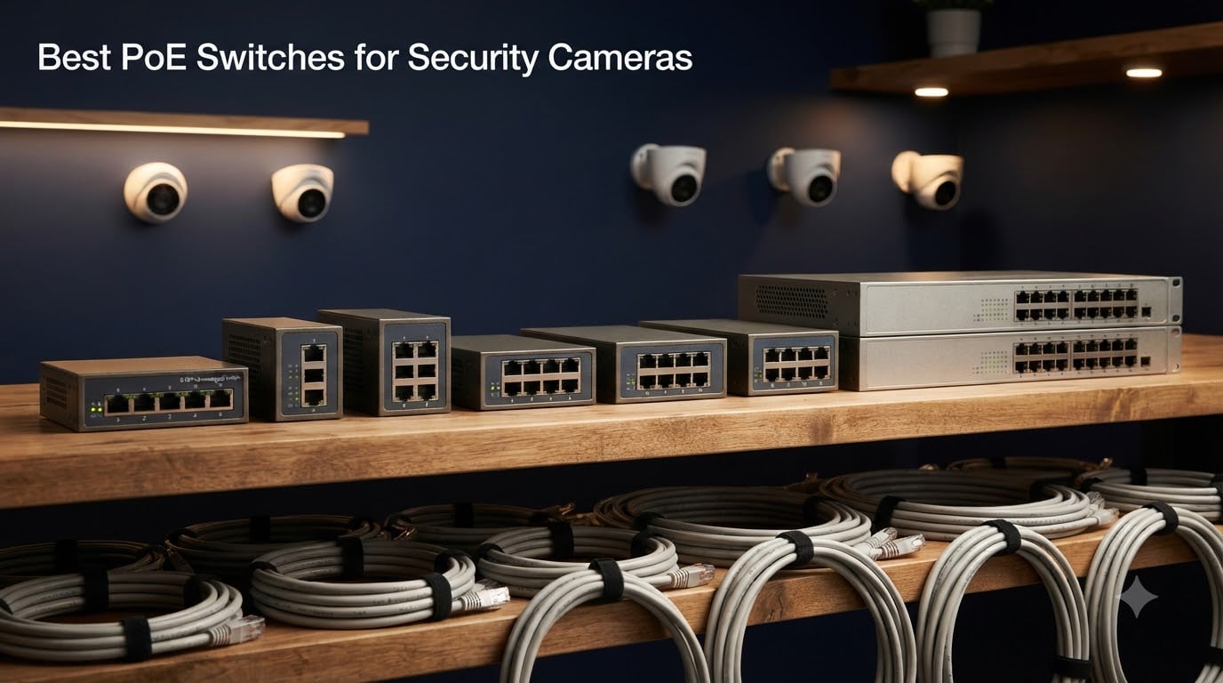 Best PoE Switches for Security Cameras
