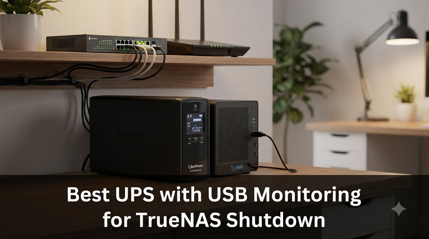 Best UPS with USB Monitoring for TrueNAS Shutdown