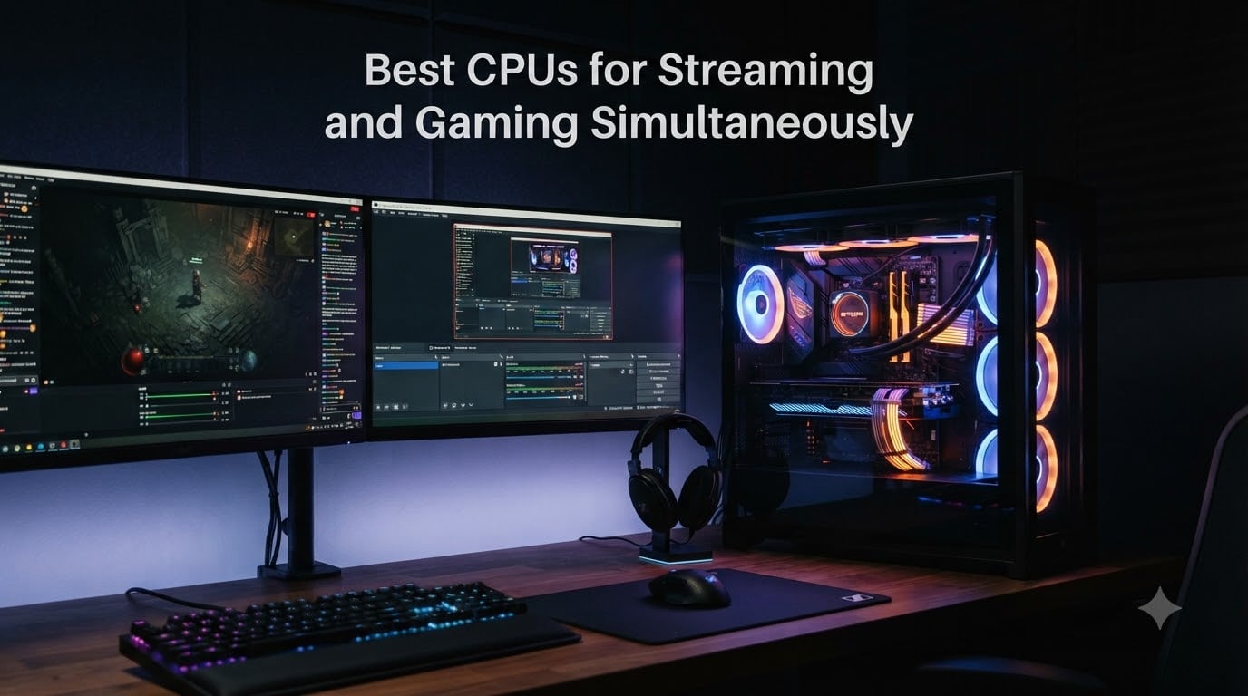 Best CPUs for Streaming and Gaming Simultaneously