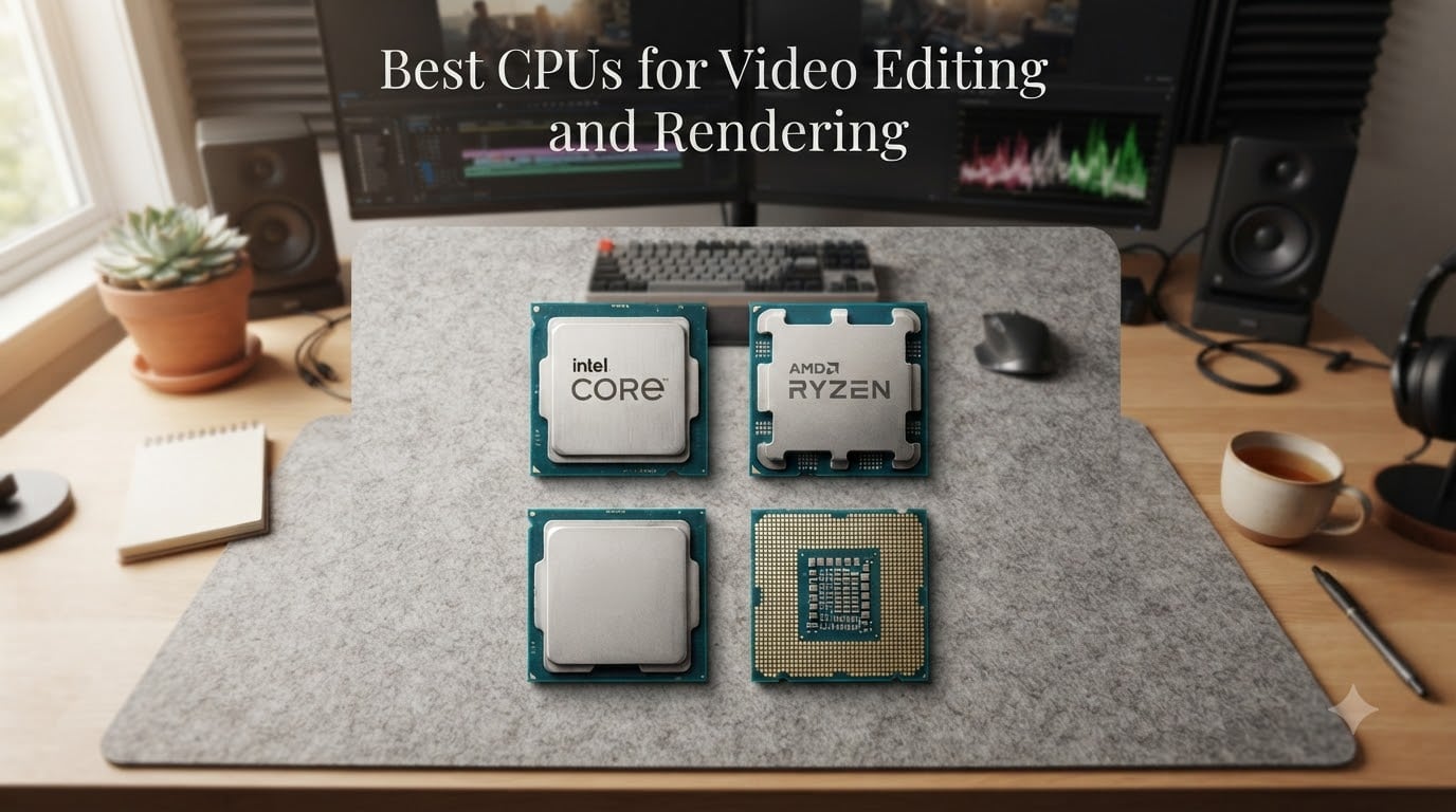 Best CPUs for Video Editing and Rendering