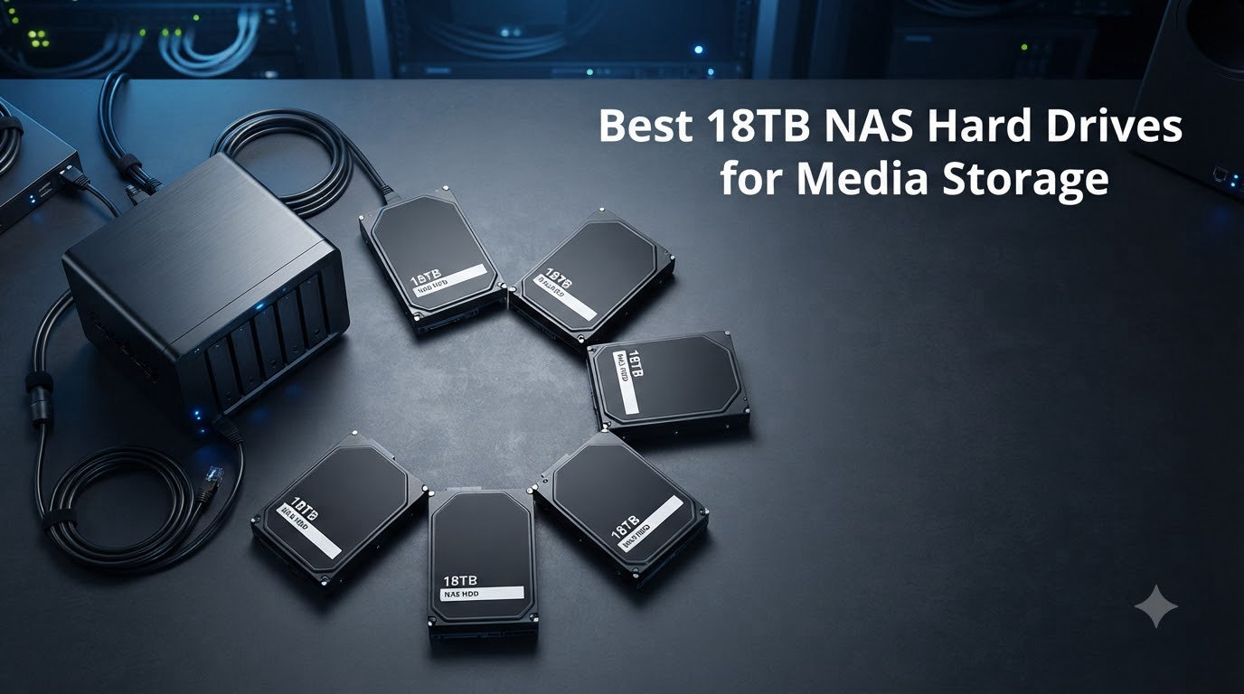 Best 18TB NAS Hard Drives for Media Storage
